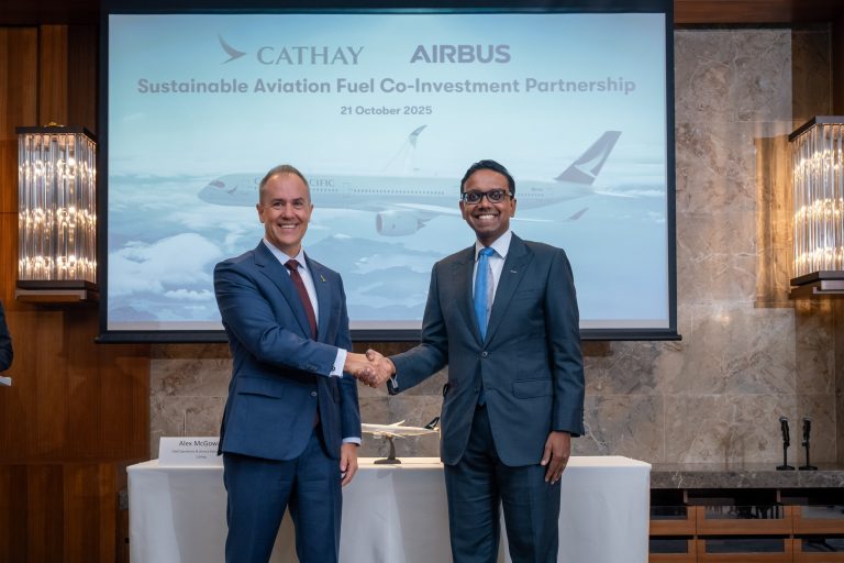 Cathay e Airbus Investem US$70 Mi em SAF na Ásia Cathay e Airbus Investem US$70 Mi em SAF na Ásia - Imagem do artigo original